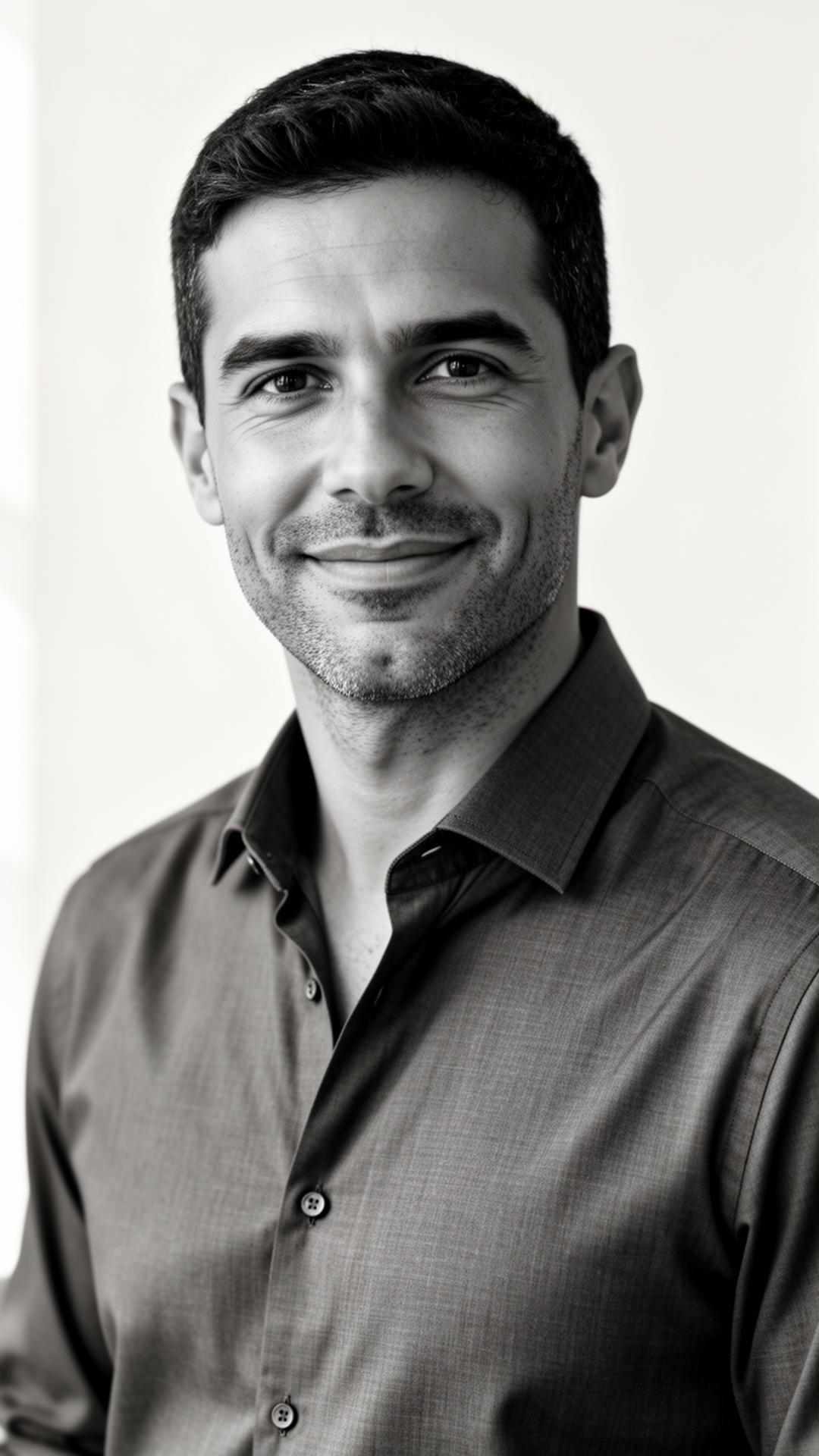 Retrato editorial de Lucas Beraldo